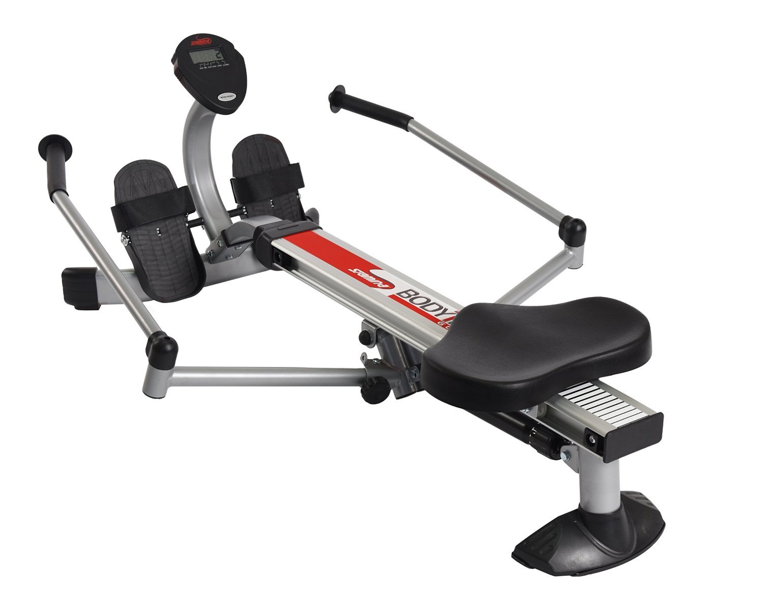 the Stamina Body Trac Glider 1050 Rowing Machine pictured here is the best indoor rower 200 dollars
