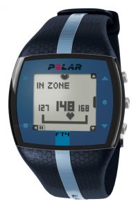 blue version of the Polar FT4 shown here