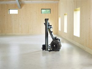 picture of the Concept2 Model D Indoor Rowing Machine with PM5 folded