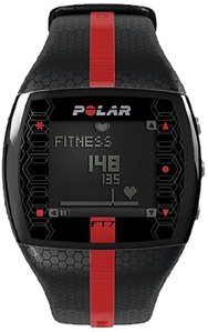 Polar FT7 Heart Rate Monitor - black and red pictured