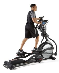 image showing the Sole Fitness E35 Elliptical Machine in full swing