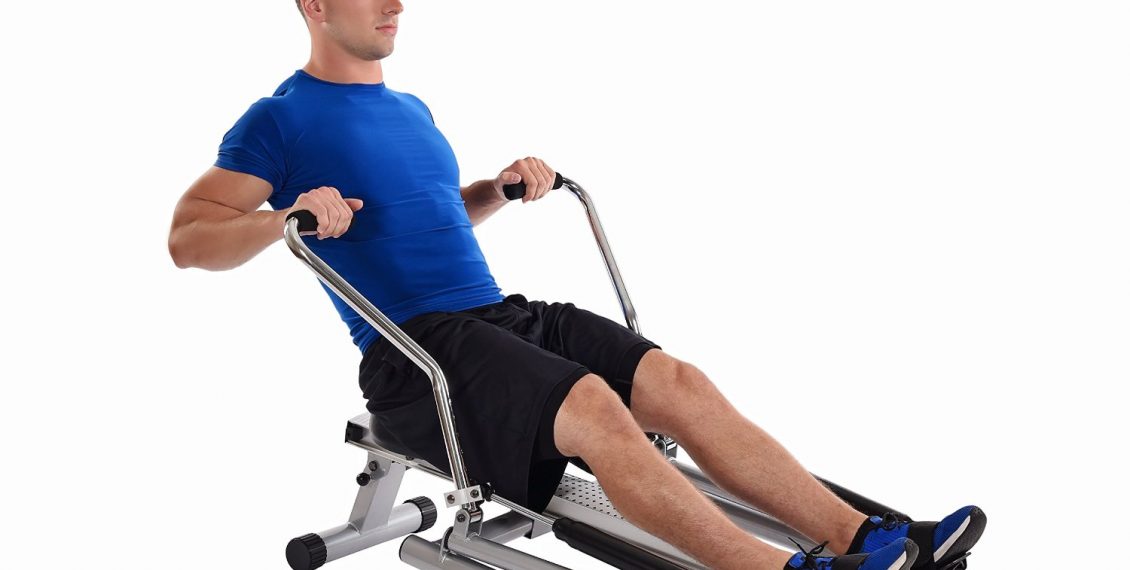 image depicting how fluid working out on the Stamina 1215 Orbital Rowing Machine is