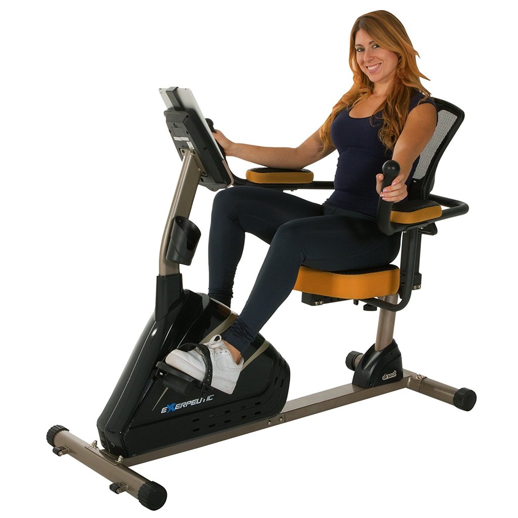 exercise bike with arm movement