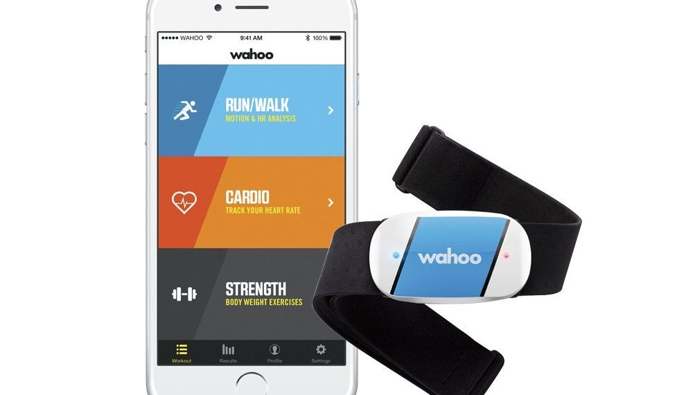 iPhone heart rate monitor with strap