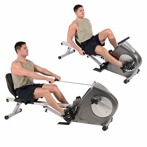 pic showing rower vs exercise bikes