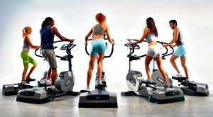 folks working on elliptical trainers with back problems
